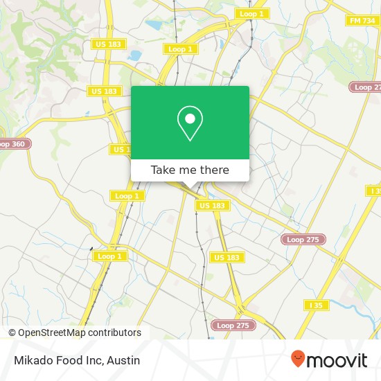 Mikado Food Inc map