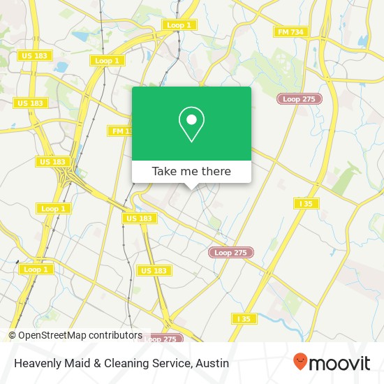 Mapa de Heavenly Maid & Cleaning Service