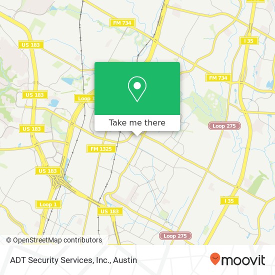 ADT Security Services, Inc. map