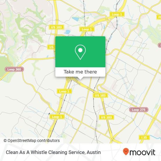 Clean As A Whistle Cleaning Service map