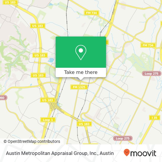 Austin Metropolitan Appraisal Group, Inc. map