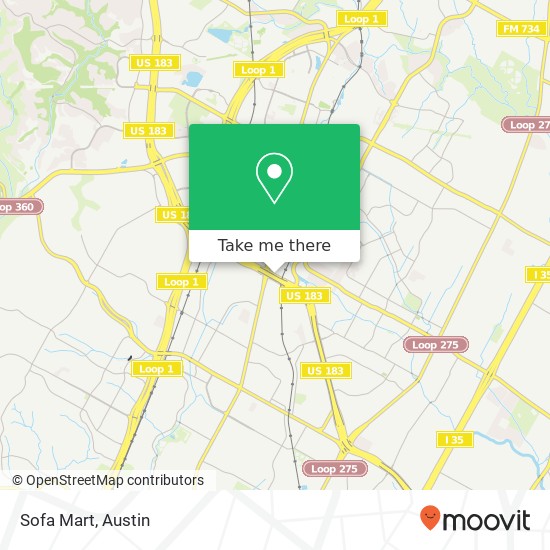 Sofa Mart map