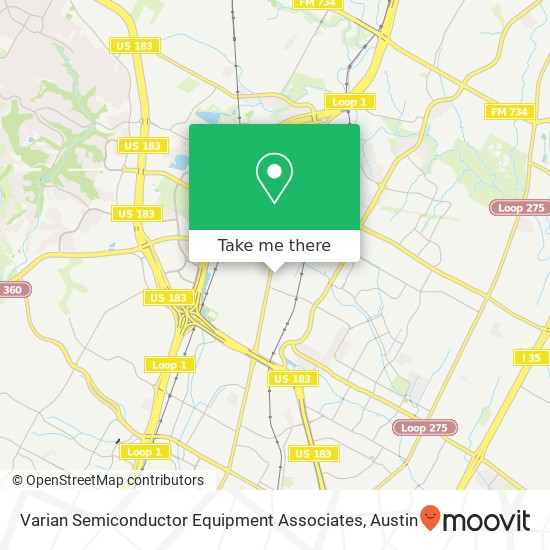 Varian Semiconductor Equipment Associates map