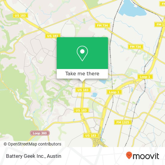 Battery Geek Inc. map