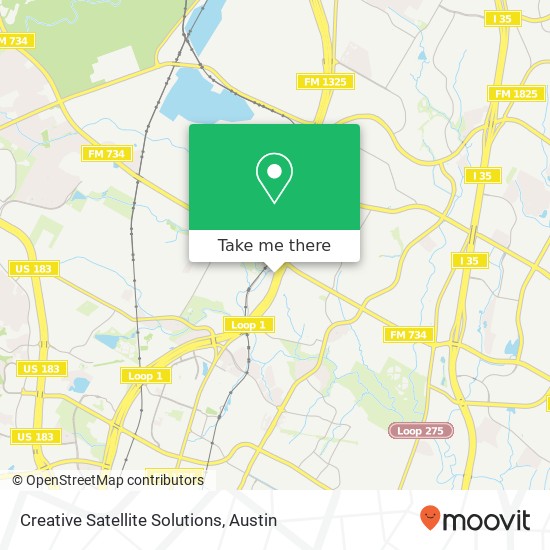 Creative Satellite Solutions map