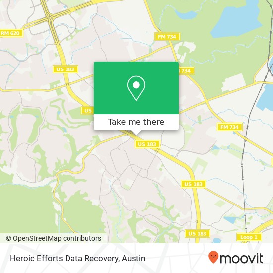 Mapa de Heroic Efforts Data Recovery