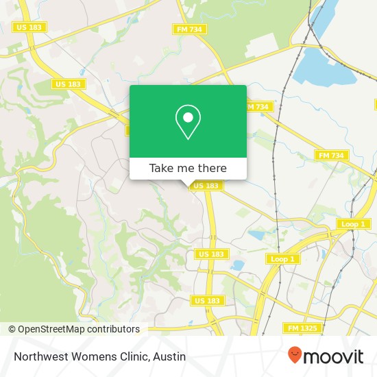 Northwest Womens Clinic map