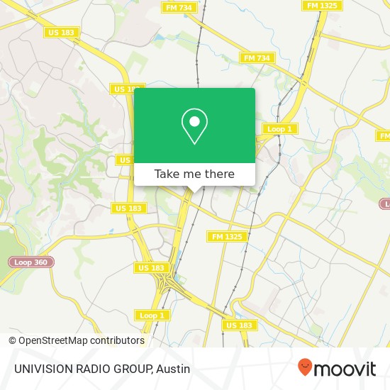 UNIVISION RADIO GROUP map