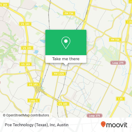 Mapa de Pce Technology (Texas), Inc