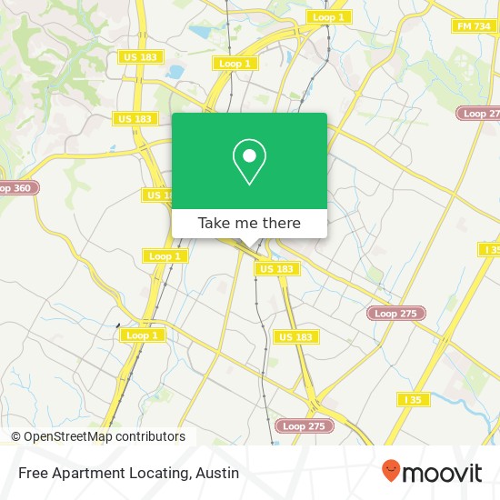 Free Apartment Locating map