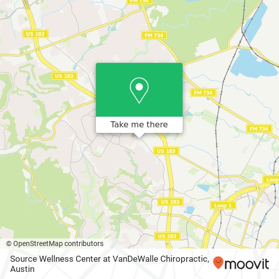 Mapa de Source Wellness Center at VanDeWalle Chiropractic