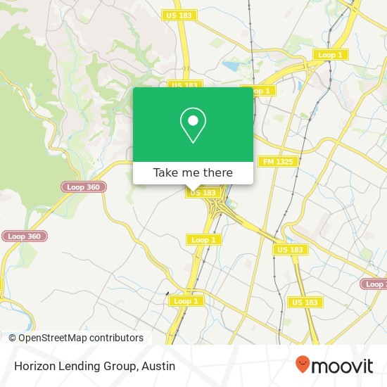 Horizon Lending Group map