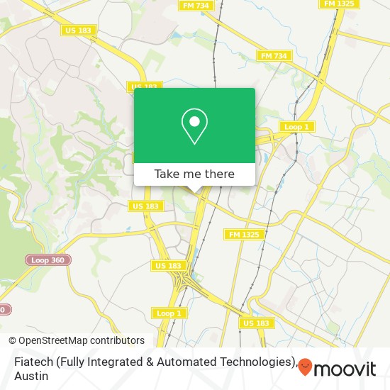 Mapa de Fiatech (Fully Integrated & Automated Technologies)