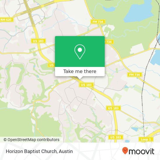 Horizon Baptist Church map