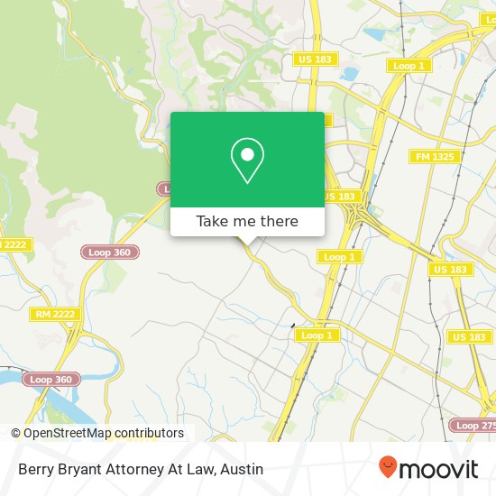 Berry Bryant Attorney At Law map