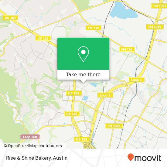 Rise & Shine Bakery map