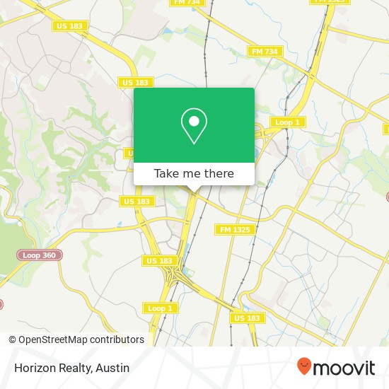 Horizon Realty map