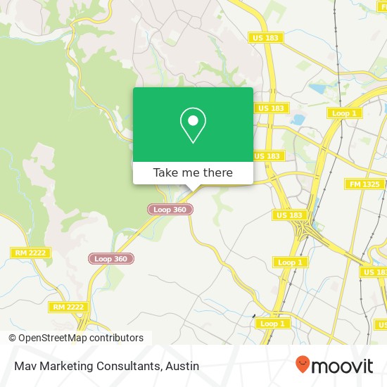 Mapa de Mav Marketing Consultants