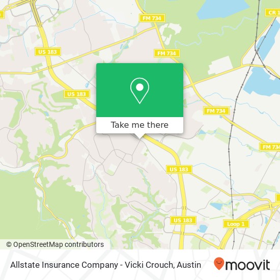 Mapa de Allstate Insurance Company - Vicki Crouch