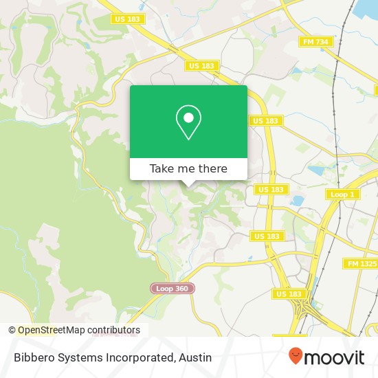 Mapa de Bibbero Systems Incorporated