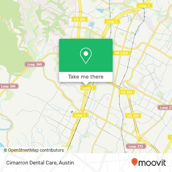 Cimarron Dental Care map