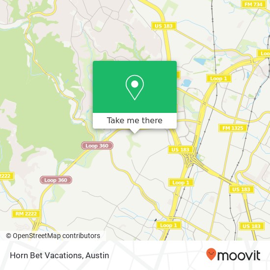 Mapa de Horn Bet Vacations