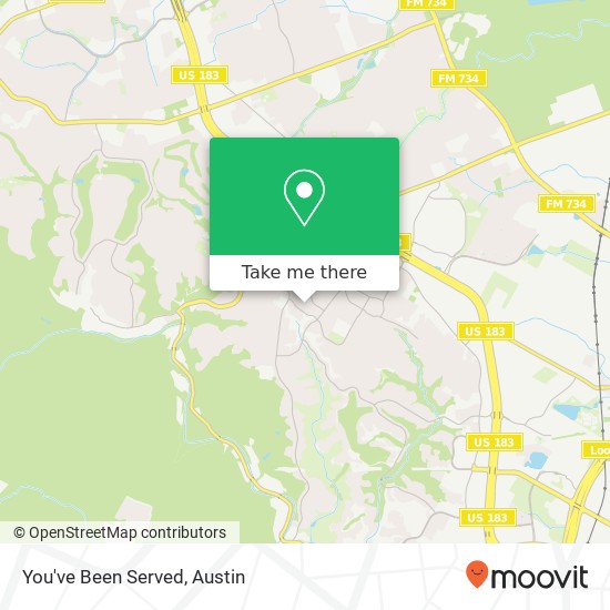 You've Been Served map