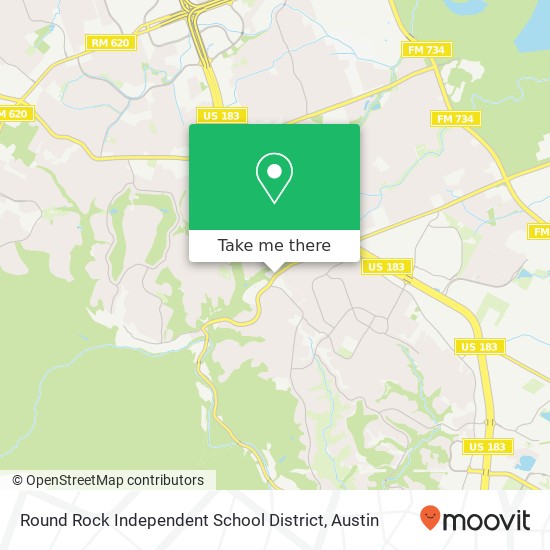 Mapa de Round Rock Independent School District