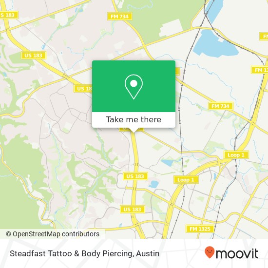 Steadfast Tattoo & Body Piercing map