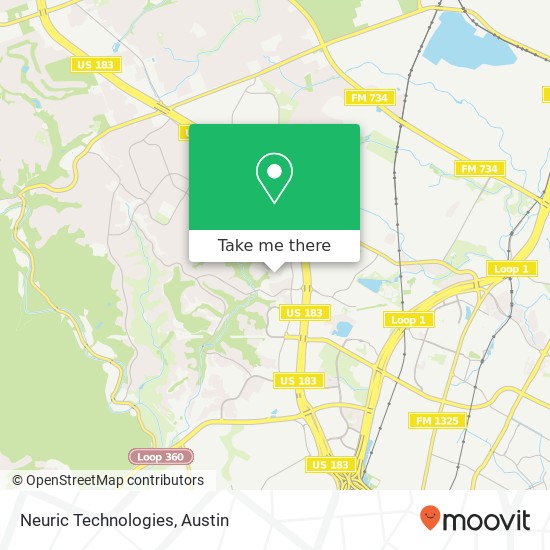 Mapa de Neuric Technologies