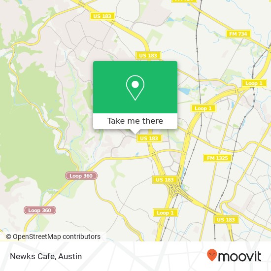 Mapa de Newks Cafe