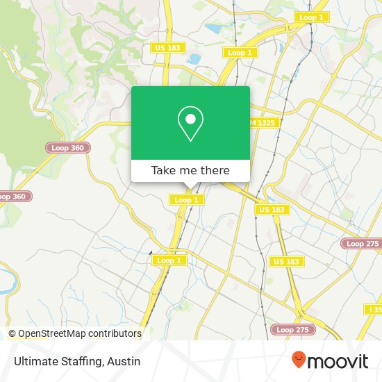 Mapa de Ultimate Staffing