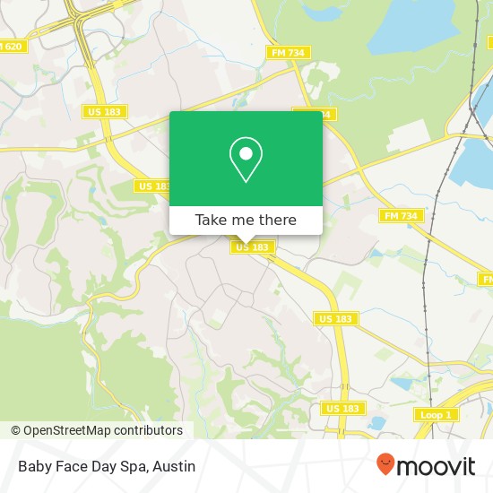 Baby Face Day Spa map