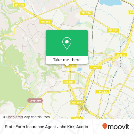 Mapa de State Farm Insurance Agent-John Kirk