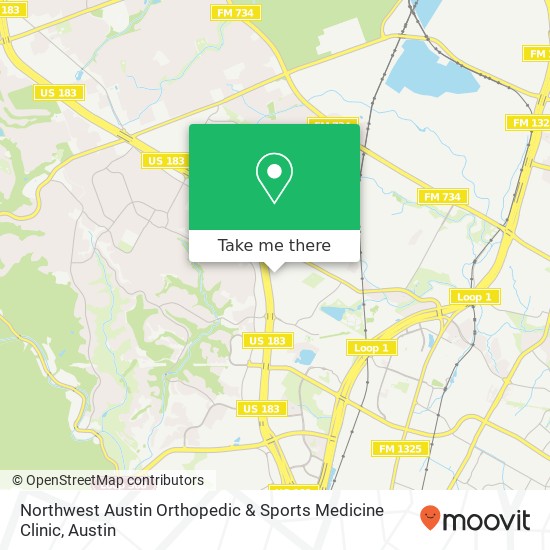 Northwest Austin Orthopedic & Sports Medicine Clinic map