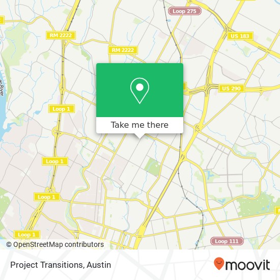 Project Transitions map