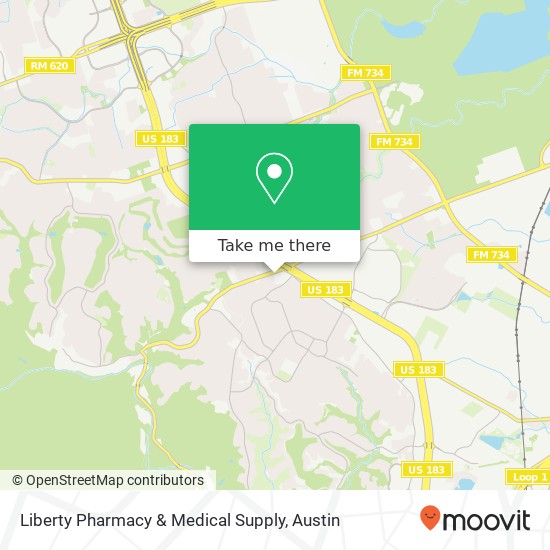 Mapa de Liberty Pharmacy & Medical Supply