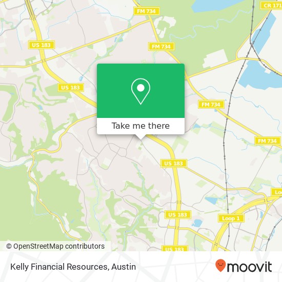 Kelly Financial Resources map