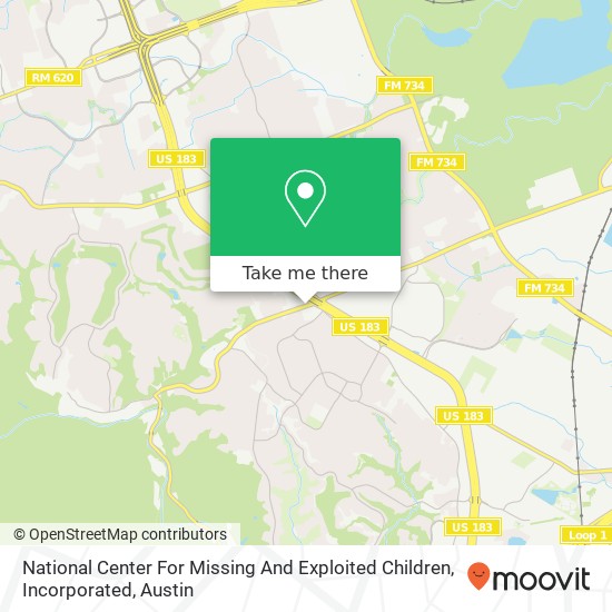 Mapa de National Center For Missing And Exploited Children, Incorporated