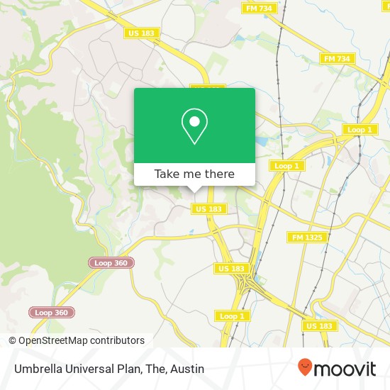 Mapa de Umbrella Universal Plan, The