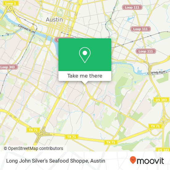 Mapa de Long John Silver's Seafood Shoppe