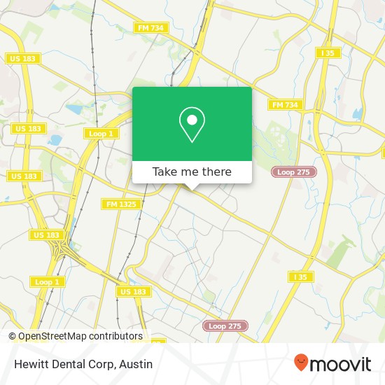 Hewitt Dental Corp map