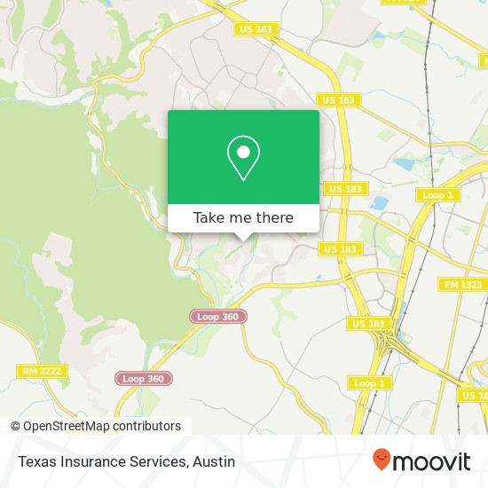 Texas Insurance Services map