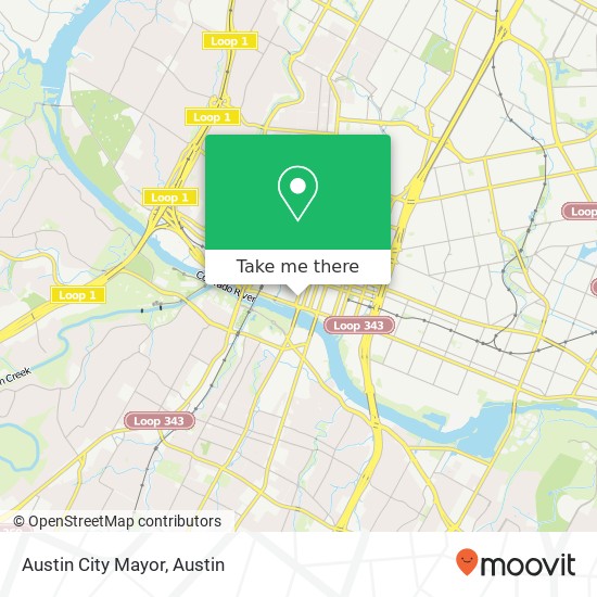 Austin City Mayor map