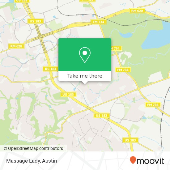 Massage Lady map