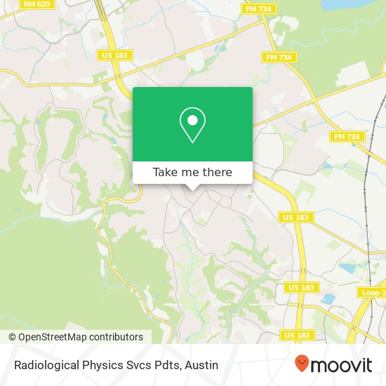 Radiological Physics Svcs Pdts map