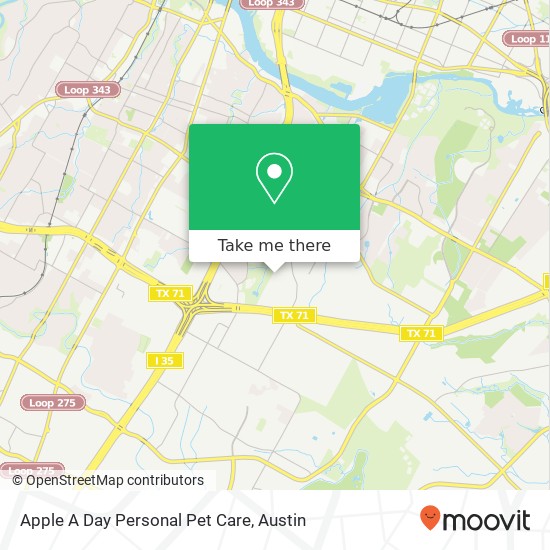 Apple A Day Personal Pet Care map