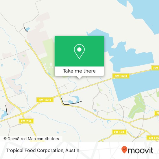 Tropical Food Corporation map