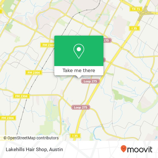 Mapa de Lakehills Hair Shop