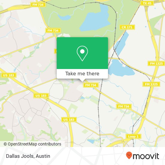 Dallas Jools map